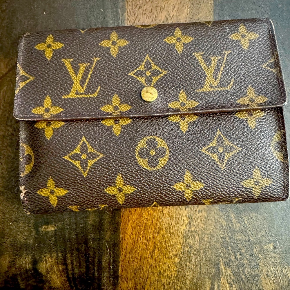Louis Vuitton wallet.